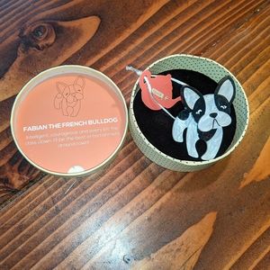 ERSTWILDER FABIAN THE FRENCH BULLDOG BROOCH